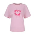 thumbnail image 3 of WILLBEST Chemises à Manches Courtes pour Femmes Saint-Valentin Mignon Col Rond T-Shirt à Manches Courtes 45, 3 of 3