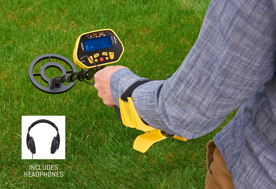 Pro Digital Metal Detector with Headphones