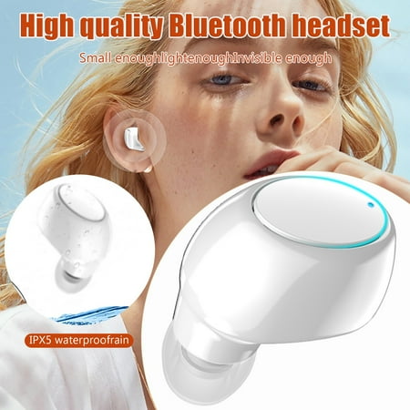 

Earphones for Computer Laptop Staff Quiet Comfort 35 Wireless Earbuds Hooks Wireless BT Earphones Stereo In-Ear Mini Sports Workout Earbuds With Microphone