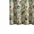 thumbnail image 4 of Ellis Curtain 100% Polyester Brissac Colrful Jacobean Pattern Grommet Curtain Panel Lined 50" x 84" Blue, 4 of 6