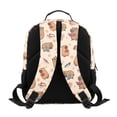 thumbnail image 5 of KUIFORTI Brown Capybara Toddler Backpack Girls Kids School Bag with Side Pockets Adjustable Straps Lightweight 13.5 Inch for Preschool Kindergarten Back to School Gifts, 5 of 7
