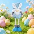 thumbnail image 3 of 1PC Easter Gnomes Plush Decoration, Large Standing Swedish Tomte Gnome with Telescopic Legs, Spring Easter Figurines Santa Gnome Ornaments for Holiday Decorations Home, 3 of 9