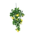 thumbnail image 3 of Decoración de falso, de limones artificiales, regalo, longitud 69 cm, arreglo floral, adorno colgante de pared para sala de estar interior., 3 of 8