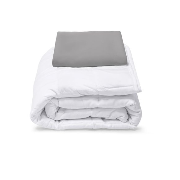 Jennifer Adams Premium Weighted Blanket with Cover, Ultra Soft - Wrinkle Resistant Lux Fabric (15 LBS - 48 x 72)