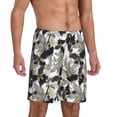 thumbnail image 2 of Fotbe Abstract Watercolor Pajama Shorts for Men, Men's Pajama Bottoms, Sleepwear,Short Pajama Pants-4X-Large, 2 of 9