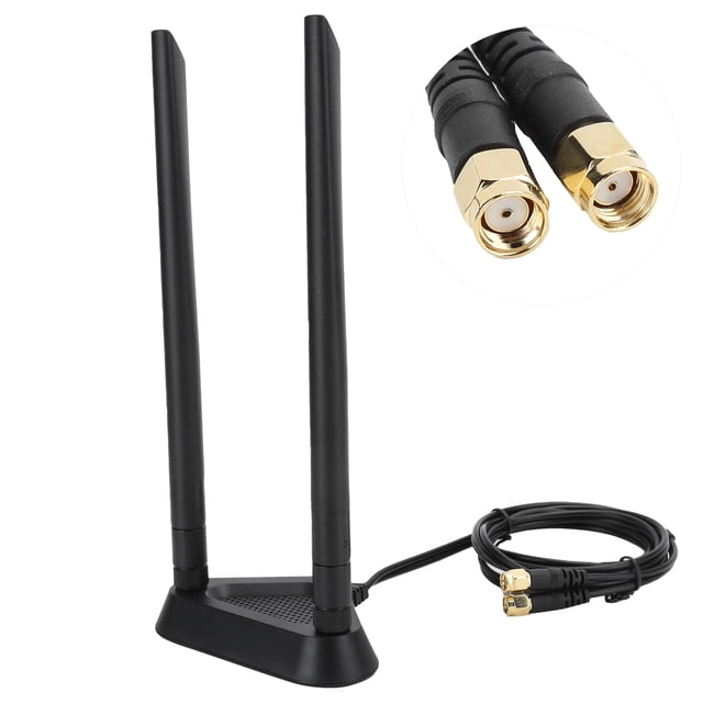 Cable de Antena Sma de 1,1 M Con Fuerte Bloque Magnético, Rotacia de 360, Amplía El Alcance y La Estabilidad de la Señal Wifi para Enrutador de Red, Consola