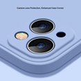 thumbnail image 6 of Slim Silicone Case Compatible with iPhone 13 Mini, with Microfiber Liner, Shockproof Full Body Covered Ultra Thin Drop Protective Phone Case for iPhone 13 Mini 5.4", Lavender Gray, 6 of 10
