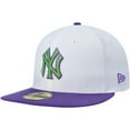 thumbnail image 3 of Men's New Era White New York Yankees  Side Patch 59FIFTY Fitted Hat, 3 of 5