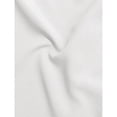 thumbnail image 7 of White Plus Size Dress With Cold Shoulder Sleeves And Scallop Edge V-Neck, 7 of 7