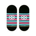 thumbnail image 4 of Slidertown The Point Pinkburst No Show Socks, 4 of 4
