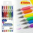 thumbnail image 4 of BAZIC Essence Gel Pen 0.8mm Neon Color, Comfort Grip, (6/Pack), 1-Pack, 4 of 5