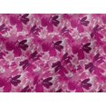thumbnail image 4 of oneOone Viscose Jersey Dark Magenta Fabric Florals Diy Clothing Quilting Fabric Print Fabric By Yard 60 Inch Wide-R6L, 4 of 5