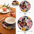 thumbnail image 3 of Coolnut Lifelike Butterfly Pot Holders Trivets Set 2Pcs, Potholders for Kitchens, Pure Cotton Thread Weave Trivets for Hot Dishes/Pot/Bowl/Teapot/Hot Pot Holders Home Decor Gifts, 3 of 7