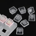thumbnail image 4 of KAKOWELY 10Pcs Transparent Keycap Mechanical Keyboard Translucent Blank No Printed Keycap,0.71"X0.71"X0.35", 4 of 4