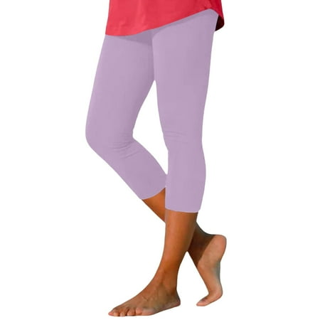 Leggings for Womens Summer Women Boy Shorts Underwear Cotton 2X Casual Sports Yoga Pants Maternity Workout Leggings Plus Size Tight Cropped Pants Outfit
