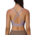 thumbnail image 3 of ZIXKCGDSE Sports Bra Womens with Thin Straps Stretchy Workout Bras Lightweight Underwear Size S, 3 of 4