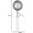 thumbnail image 4 of Met Lux Ounce Portion Scoop Durable Disher Scoop - Thumb Trigger Orange Stainless Steel Ice Cream Disher for Portion Control for Ice Cream Mashed Potato and Cookie Batter, 4 of 4