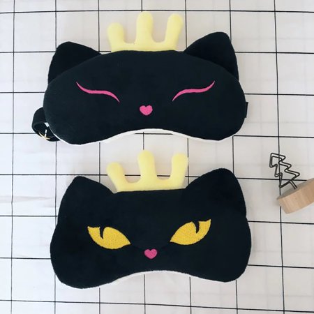 2pcs Masque De Sommeil Mignonne Chat De Dessin Anime Sommeil Cache œil Abat Jour Oeil De Couverture Sans Sac De Glace Walmart Canada