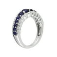 thumbnail image 2 of 1.15 Carat (ctw) Lab-Created Blue Sapphire Ring in Sterling Silver, 2 of 4