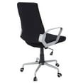 thumbnail image 3 of Zip Office Chair - Grey, Black Fabric, 3 of 6