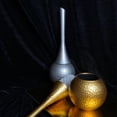 thumbnail image 5 of ABPETE Elegant Toilet Brush Set,Stylish Hammered Design, Durable Handle, Anti-Splash Base, Modern Bathroom Accessories, Easy to Clean & Maintain (Golden), 5 of 9