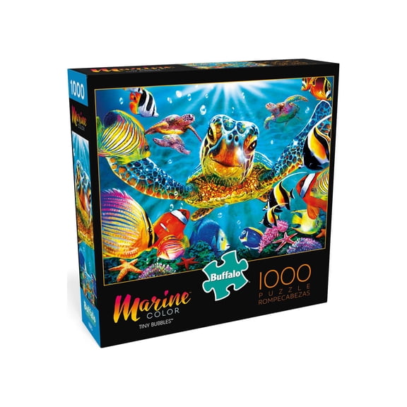 Buffalo Games Marine Color Tiny Bubbles 1000 Piece Jigsaw Puzzle