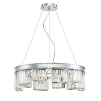 Transitional 10-Light Chandelier with Clear Crystal 7.5 inches Chandeliers Bailey Street Home 79-Bel-2041284