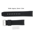 thumbnail image 3 of LAFGUR 24mm Watch Band Silicone Pin Buckle Waterproof Sweat-Proof Watch Strap,Silicone Watch Band,Pin Buckle Watch Strap, 3 of 8