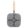 thumbnail image 1 of Egg Frying Pan, Iron Pan 4 Cups Egg Cooker Pan Prevent Stick  for Breakfast, 1 of 8