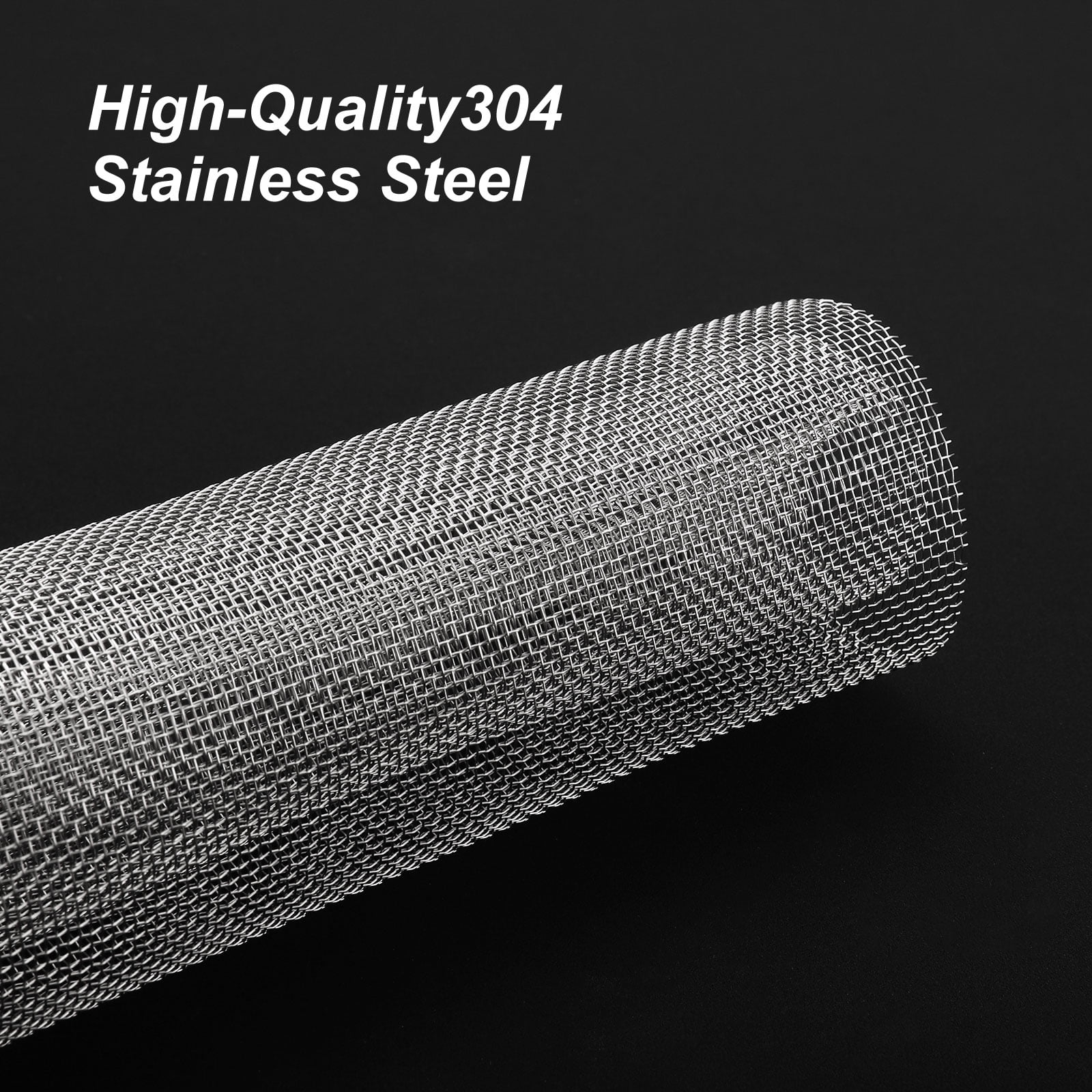 Uxcell 2pcs 20 Mesh Hardware Cloth, 39.4x11.8" Fine Wire Mesh Rust-proof Sheet for DIY Projects, Vent, Cage, Garden