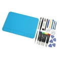 thumbnail image 4 of <p>25 In 1 Electronics Repair Tool Kit, Phone Repair Tool Kit Insulation Silicone Pad Professional  Tools  For Cell Phone</p>, 4 of 7