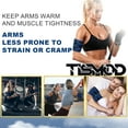 thumbnail image 5 of TISMOD Bicep Tendonitis Brace Relief Pain for Bicep＆Triceps and Muscle Strains, Upper Arm Brace Support Compression Sleeves Fit Men＆Women (Blue, M), 5 of 6
