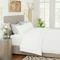thumbnail image 3 of Super-Soft & Cozy Knitted Jersey Sheet Set, King, White by Color Sense, 3 of 8