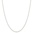 thumbnail image 1 of White Sterling Silver chain Rolo 18 in 1.1 mm 1.1mm, 1 of 5
