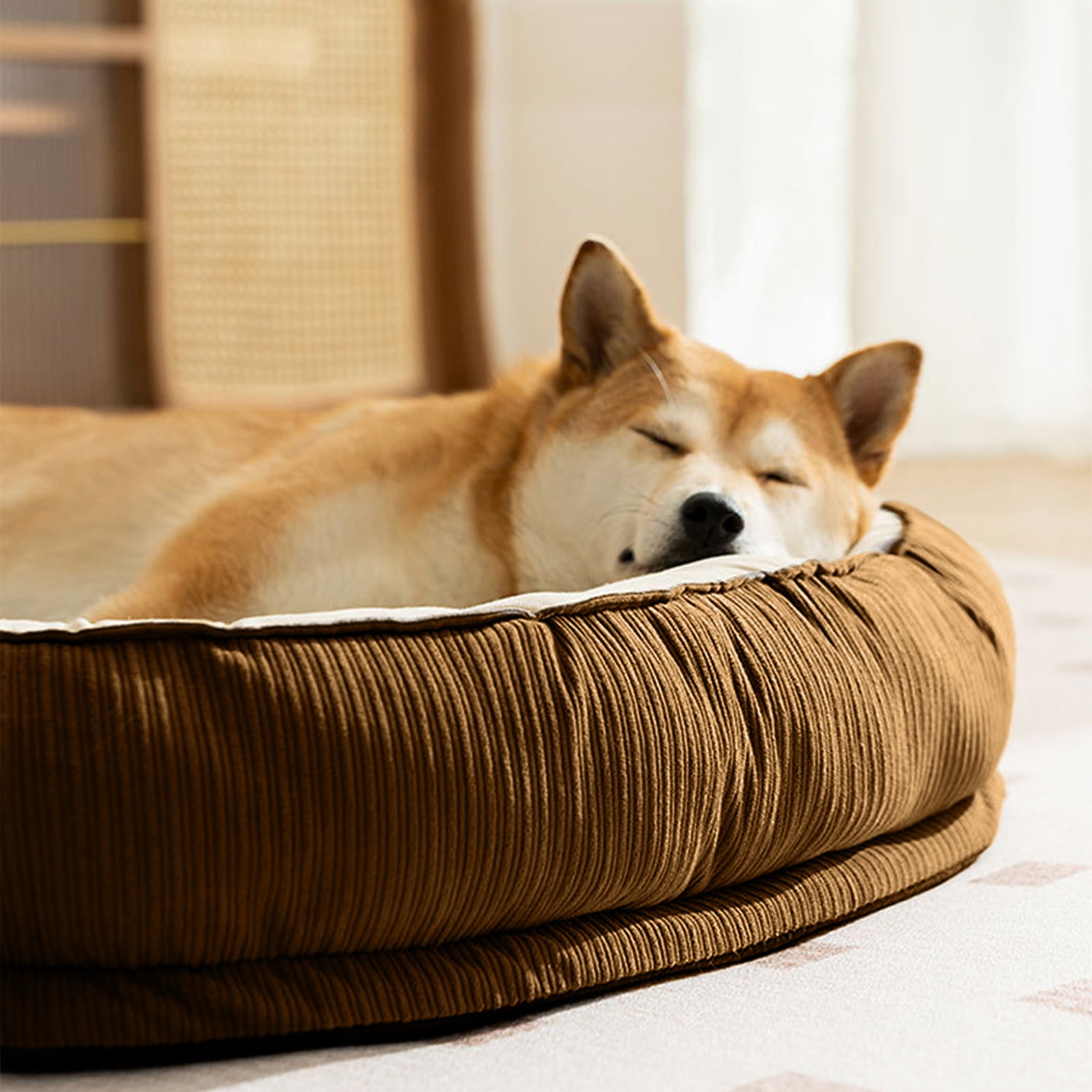 CVLNCYCLING Dog Beds for Small Dogs,Washable Dog Bed,Dog Kennel Full And Winter Thickened Runways Open Dog Sleeping Small And Medium Sized Dogs Large Dogs Dog Bed Pet Pads