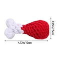 thumbnail image 4 of Knitting Pet Rope Knitting Chicken Leg Simulation Rope Toy Cat and Dog Toy, 4 of 7