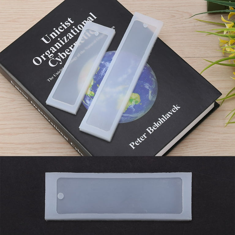 3pcs DIY Bookmark Resin Mold Set Rectangular Ruler Jewelry Mold