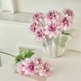 thumbnail image 6 of ievspot Artificial Flower Durable Artificial Flower Artificial Dahlia Flowers with Stem 4-head Realistic Faux Silk Flower for Vase Wedding Party Centerpiece, 6 of 8