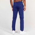 thumbnail image 6 of JTieacloth Men's Casual Solid Color Elastic Casual Business Pants Fashion Pants Men's Pants Cargo Pants for Men Blue, 6 of 6