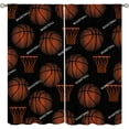 thumbnail image 3 of Basketball Curtains Boys Sport Kid Curtains for Bedroom, Basketball Colorful Graffiti Sport Theme Window Treatments for Living Room,Teen Boys Girls Room Decor Drapes 2 Panel Sets,52x84 Inch, 3 of 6