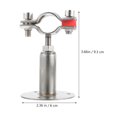 thumbnail image 2 of 2pcs Adjustable Stainless Steel Hose Clamps Water Pipe Clips Tube Bracket Clamp, 2 of 8