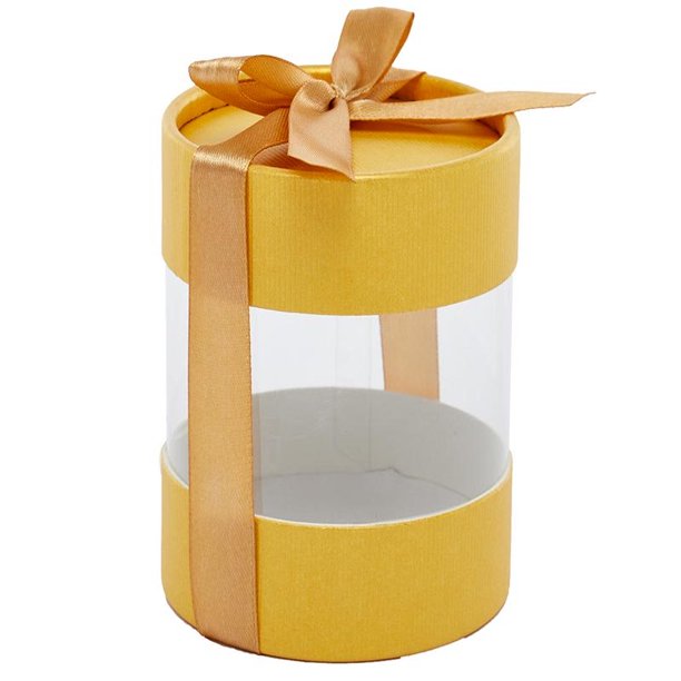 Gold Cylinder Containers Quantity 36 by Paper Mart