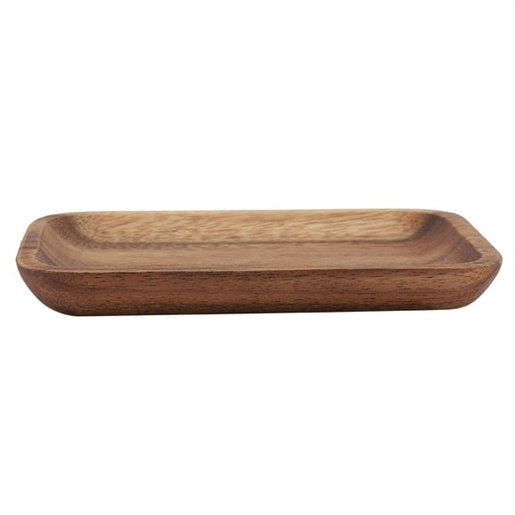 Serving Tray, Elegant Wooden Sushi Tray For Bakery Hotel For Sushi Salad, Desserts For Home Cafe Shop For Fruits Snacks