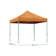 thumbnail image 2 of Ilios Innova | Toldo Plegable Naranja 3x3 Carpa para Exteriores Resistente al Clima, Impermeable, Estructura de Hierro y Tela Oxford 600D., 2 of 9