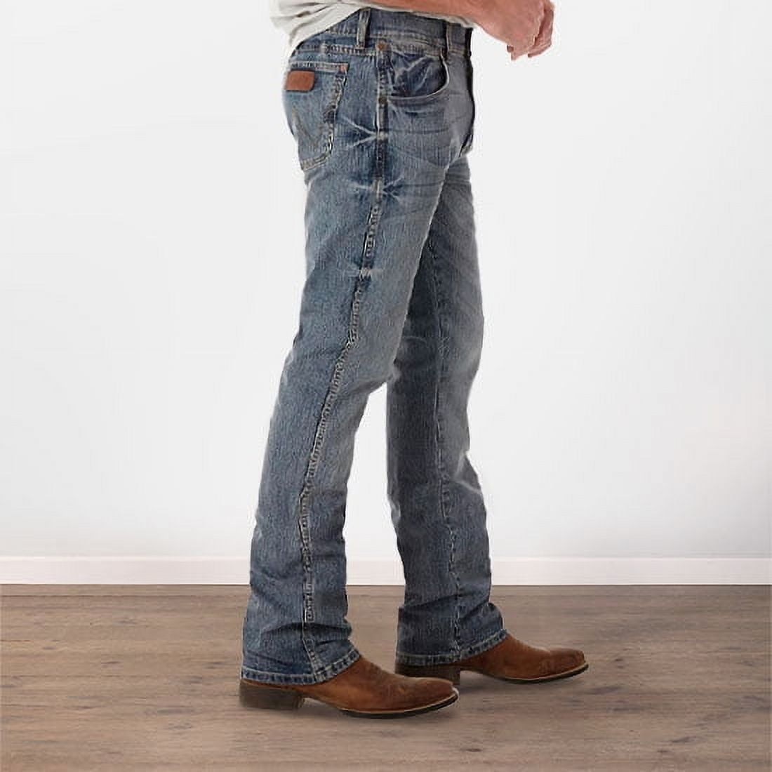 パンツ Slim boots cut washing jeans Wrangler Mens 77 Slim Boot Light Wash Jean - Walmart.com