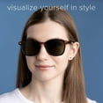 thumbnail image 2 of Trendy Round Sunglasses for Women - Lightweight, UV400 Protection Lens - Elegant Vintage Designer Glasses for all Activities, 2 of 7