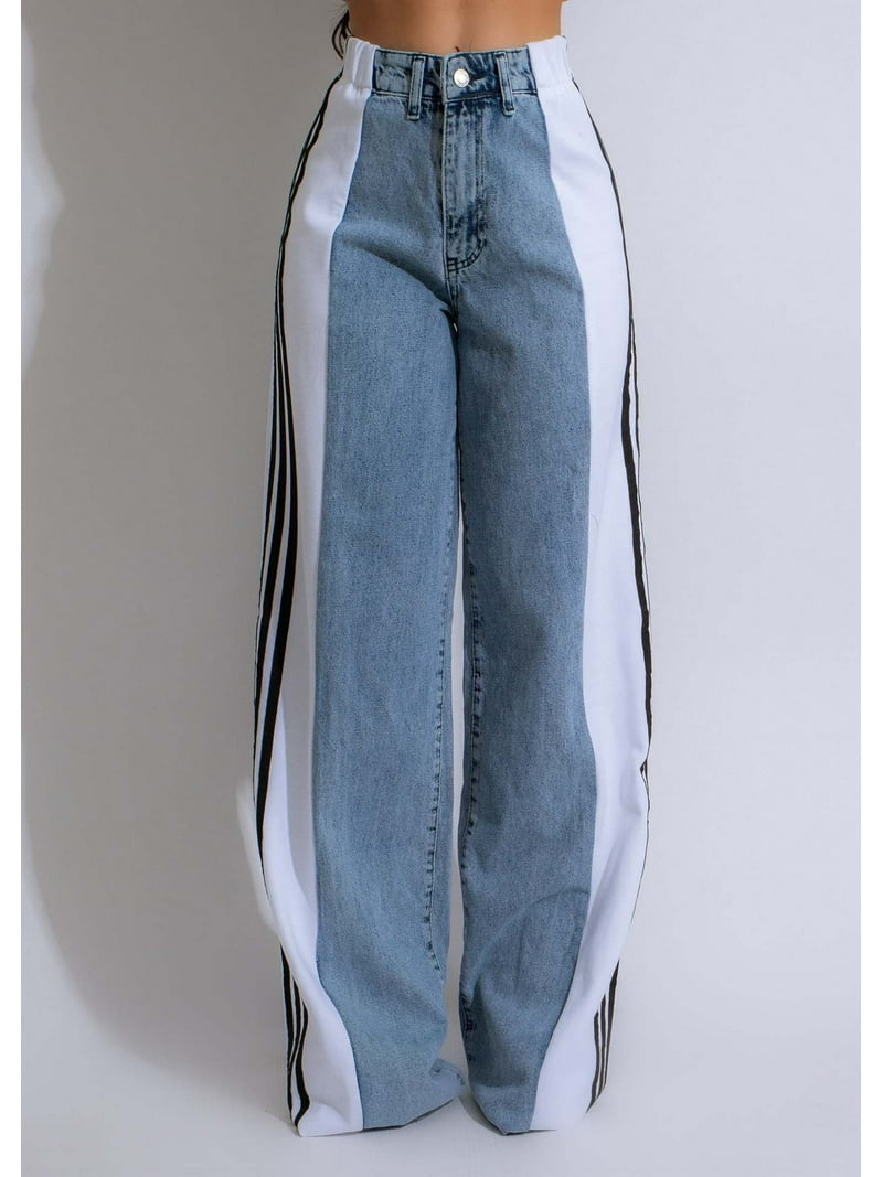 【KOOLOSET】Tornado Line Wide Denim The Forum Wide Leg Jean at Current/Elliott