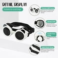 thumbnail image 3 of UOSIA Dog Goggles for Small Breed UV/Wind/Dust Protection Puppy Sunglasses with Adjustable Strap,S,White, 3 of 6