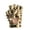 Gold, variant on Stage Performance Leather Women Man Half-Finger Rivet Gloves Punk Hip-Hop ,Flexible and Comfortable