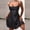 Black, variant on Naittoop Lingerie for Women Full Slip Under Mini Spaghetti Strap Dress Silk Satin Nightgowns Chemise Nightwear Sleepwears